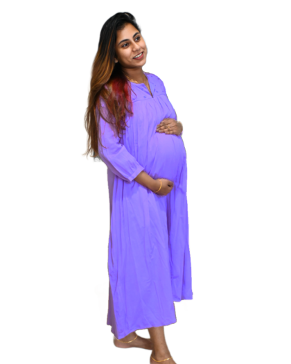 Lavender Maternity Dress