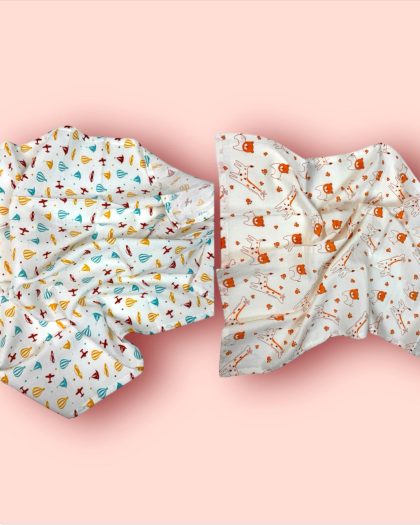 Towel combo- Giraffee and transport