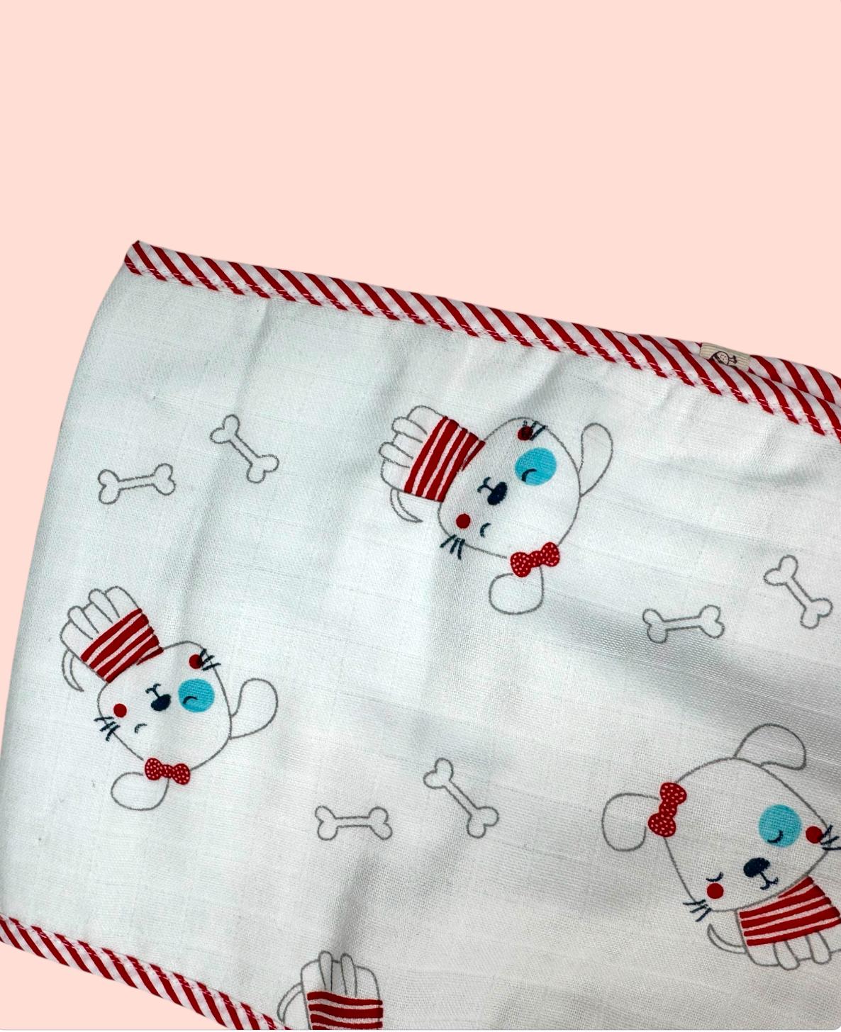 Organic Cotton Burpy Bips- Puppy - Image 2