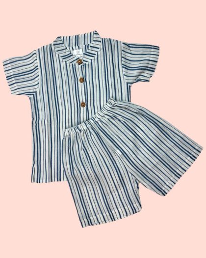 Shirt and Shorts Set- Blue
