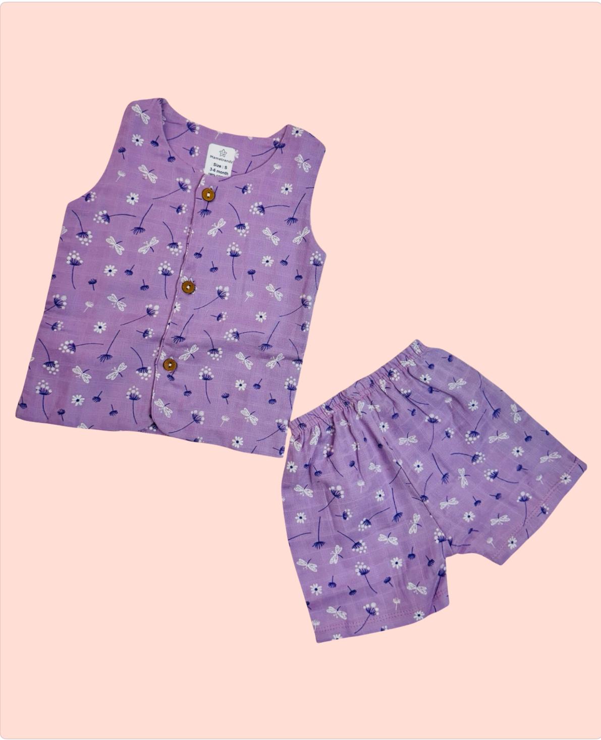 Jabla and Shorts -Flower