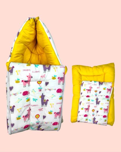 Organic Cotton Carry nest- Llama