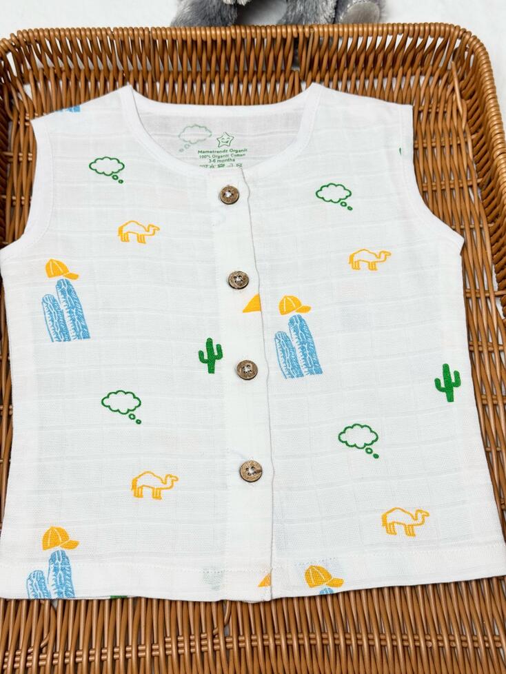 Organic Muslin Cotton Unisex Jabla- AUH - Image 3