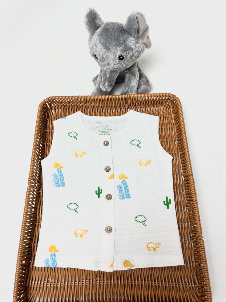 Organic Muslin Cotton Unisex Jabla- AUH - Image 2