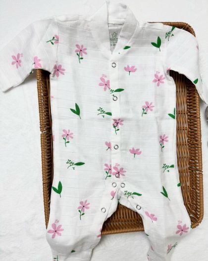 Organic Cotton Muslin Unisex Romper- DXB