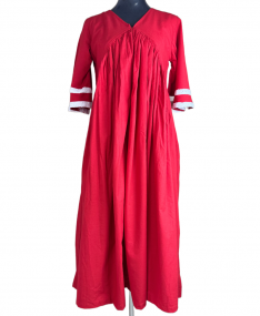 Red V Empire Bodice Maternity ..