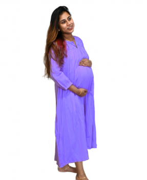 Lavender Maternity Dress